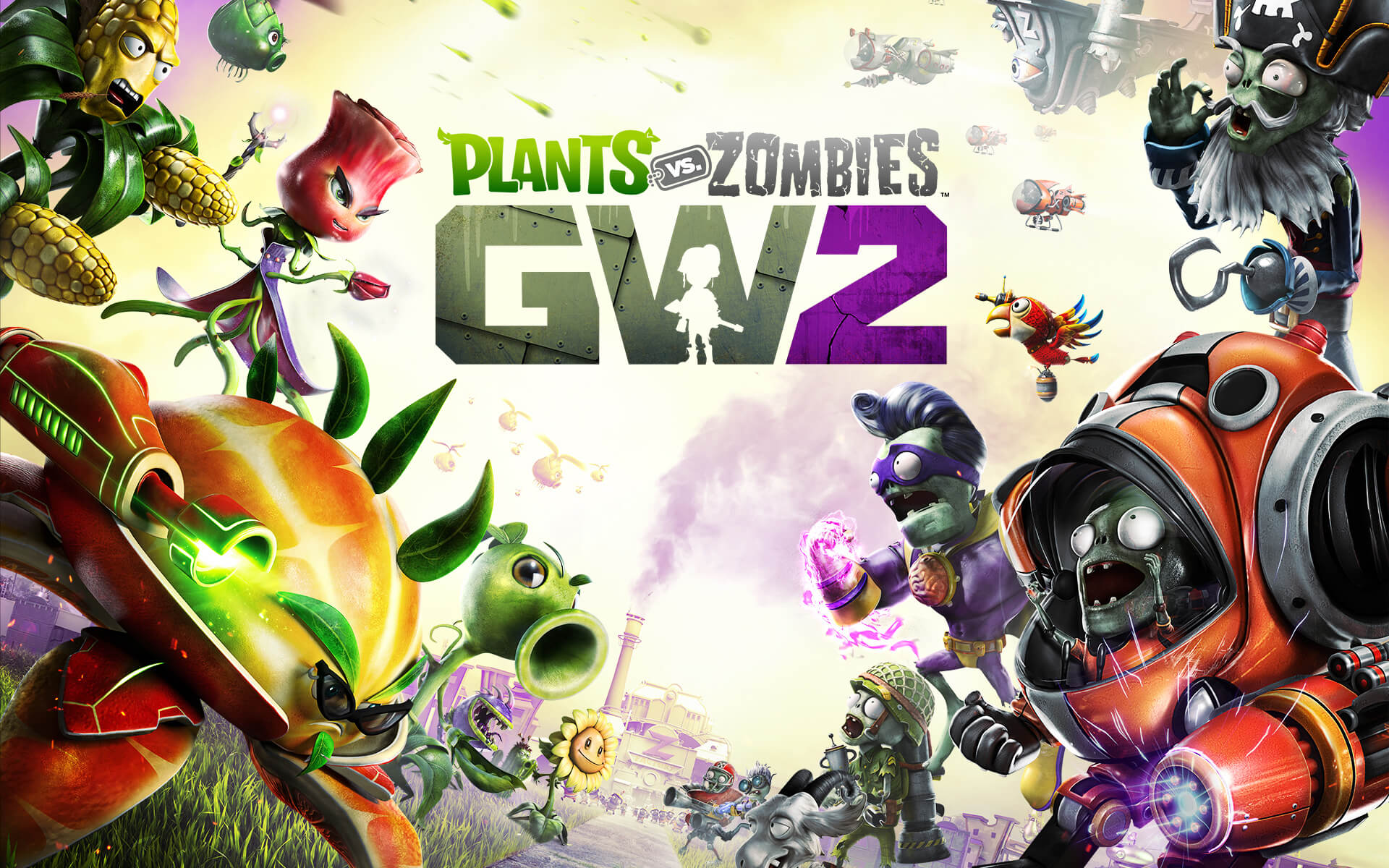Plants vs Zombies Garden Warfare 2 Game Poster Wallpaper