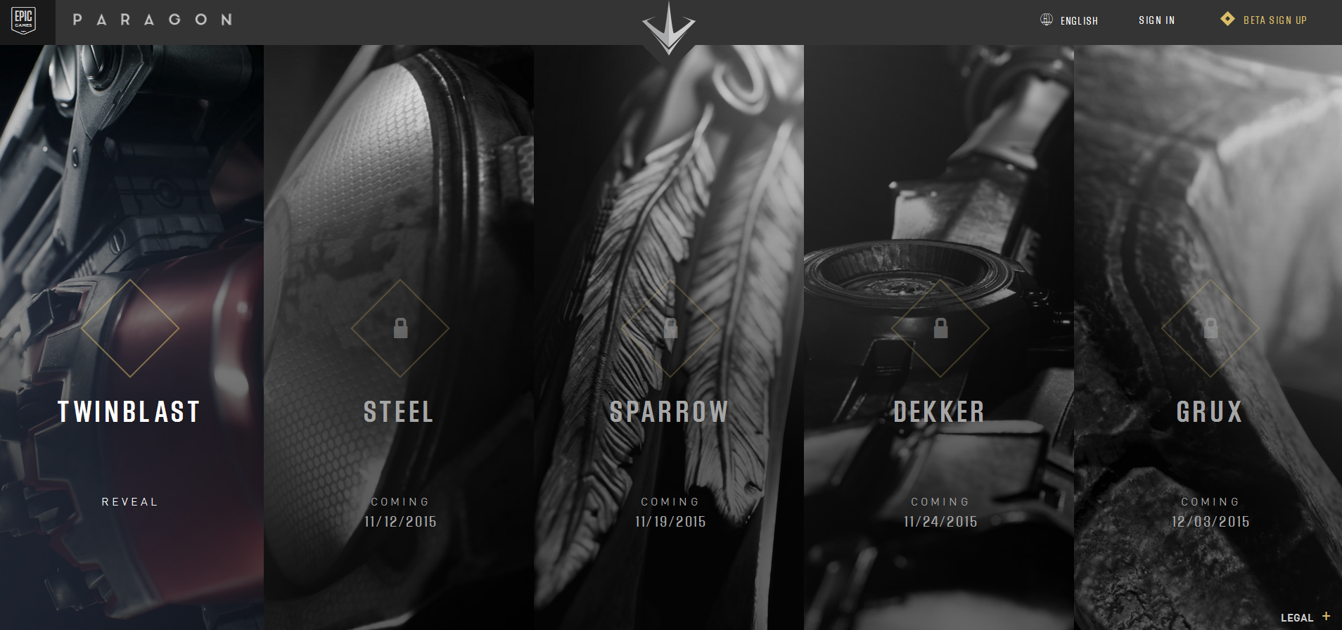 paragon epicgames
