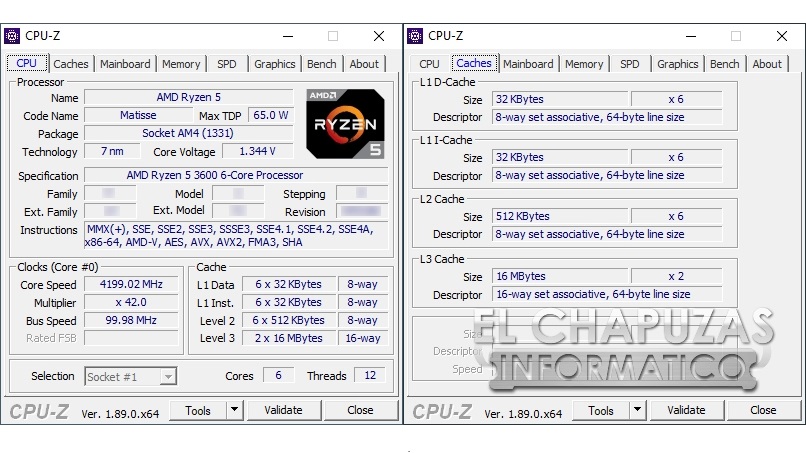 AMD Ryzen 5 3600 X570 2